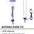 ANTENA PARA TV UHF, INTERNA. ( INOVA )